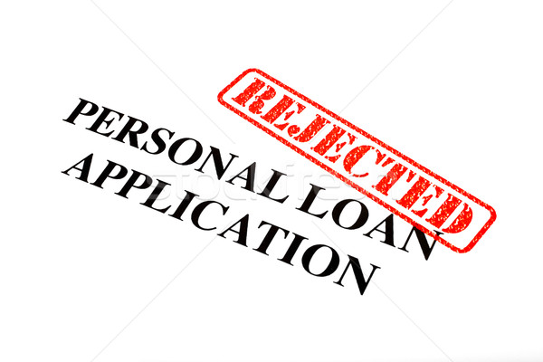 Pessoal empréstimo aplicação documento negócio Foto stock © chrisdorney