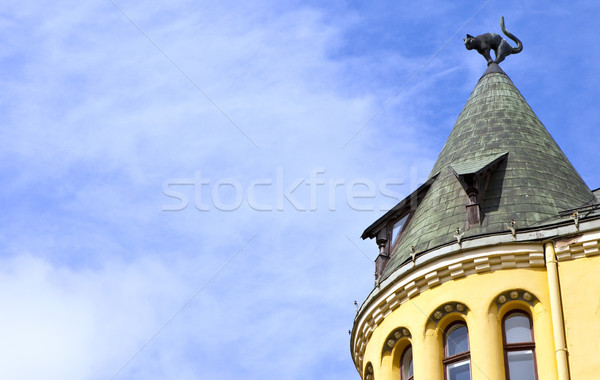 Cat House in Riga Stock photo © chrisdorney