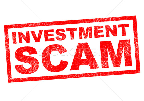 Investering scam Rood witte geld Stockfoto © chrisdorney