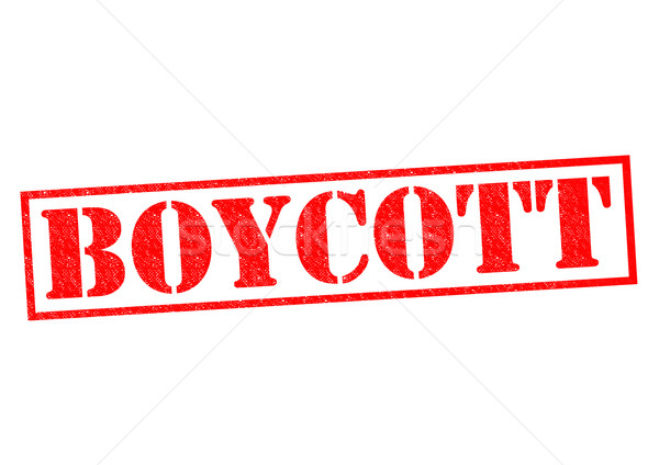 BOYCOTT Stock photo © chrisdorney