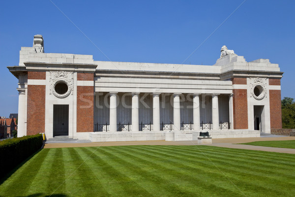 Side View of the Menin Gate in Ypres Stock photo © chrisdorney