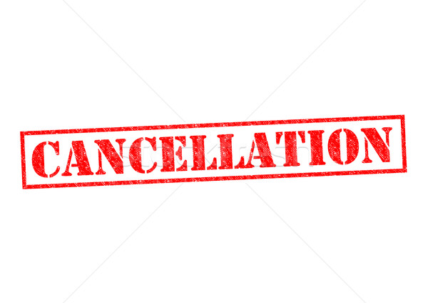 CANCELLATION Stock photo © chrisdorney