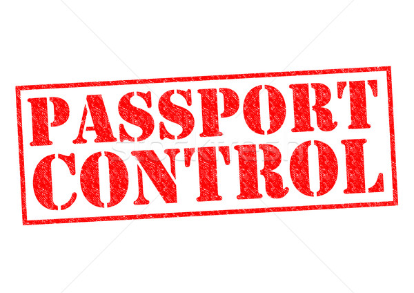 паспорта контроль красный белый служба Сток-фото © chrisdorney