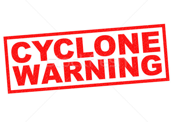 CYCLONE WARNING Stock photo © chrisdorney