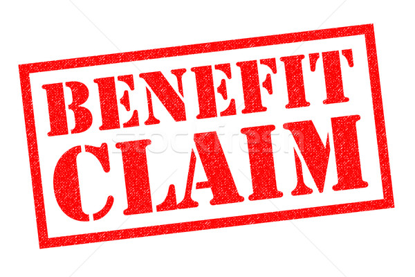 Stock photo: BENEFIT CLAIM Rubber Stamp