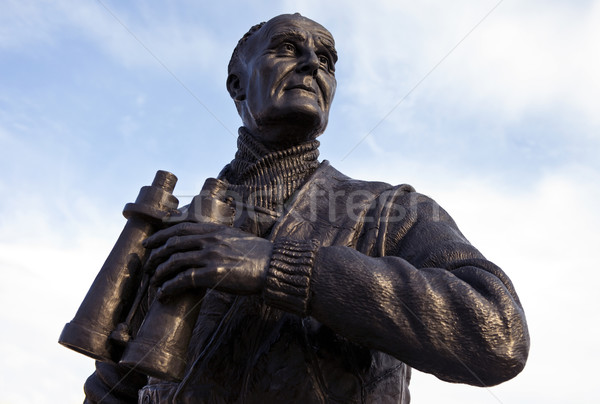 Stock photo: Captain Frederic John Walker Statue at the Pier Head in Liverpoo