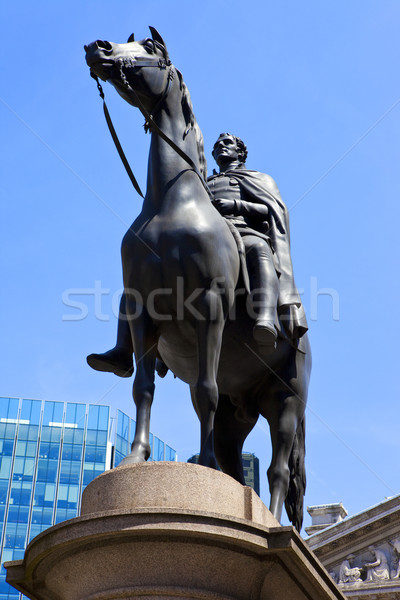 Duke of Wellington Statue in London Stock photo © chrisdorney