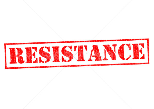 Foto stock: Resistência · vermelho · branco · segurança · guerra