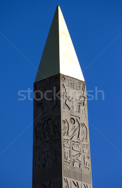 Obelisk at Place de la Concorde, Paris Stock photo © chrisdorney