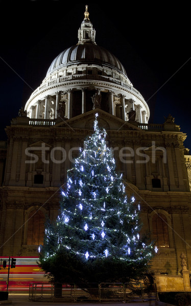 St. Paul's Cathedral at Christmas Stock photo © chrisdorney