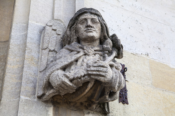 Magdalen College Sculpture in Oxford Stock photo © chrisdorney