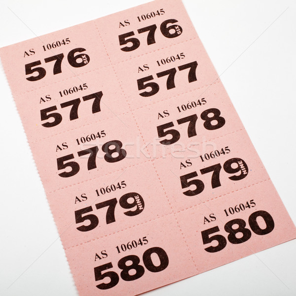 [[stock_photo]]: Tombola · billets · page · été · jouer · dessin