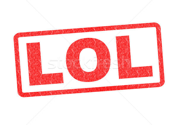 LOL Rubber Stamp Stock photo © chrisdorney