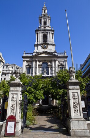 Stock photo: St Mary le Strand in London