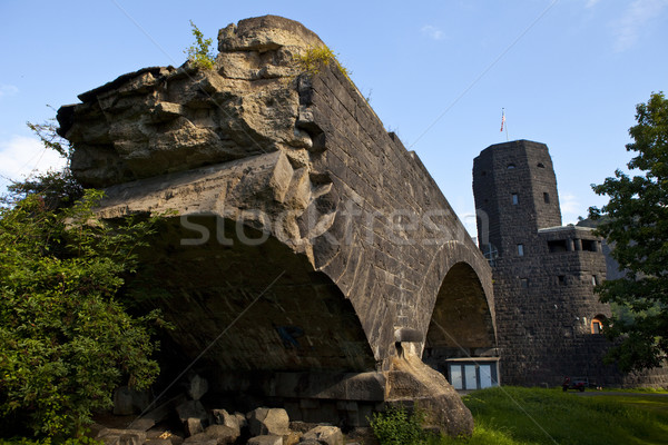 Remains of the Ludendorff Bridge in Remagen Stock photo © chrisdorney