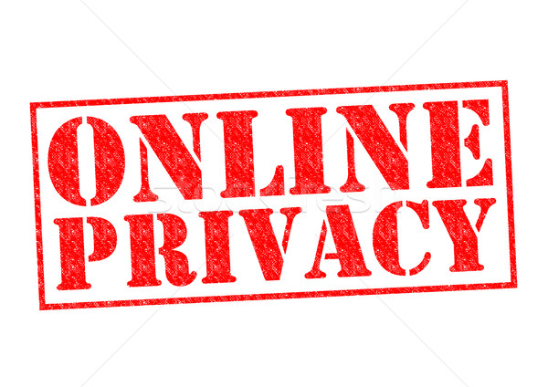 Foto stock: On-line · privacidade · vermelho · branco · internet