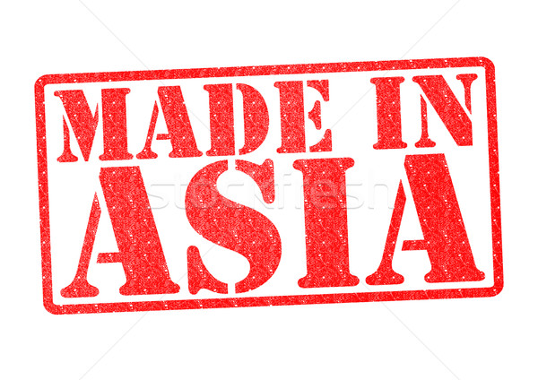 MADE IN ASIA Rubber Stamp Stock photo © chrisdorney