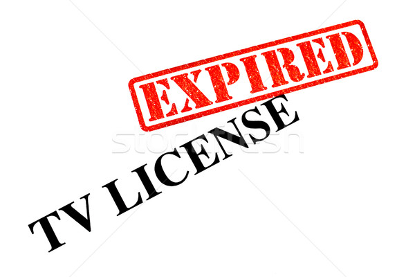 TV License EXPIRED Stock photo © chrisdorney