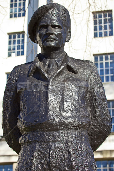Field Marshall Viscount Montgomery of Alamein Statue Stock photo © chrisdorney