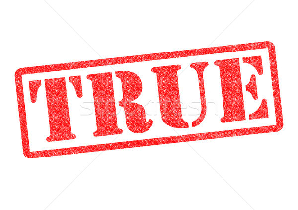 TRUE Rubber Stamp Stock photo © chrisdorney