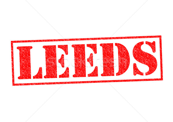 Stock photo: LEEDS Rubber Stamp