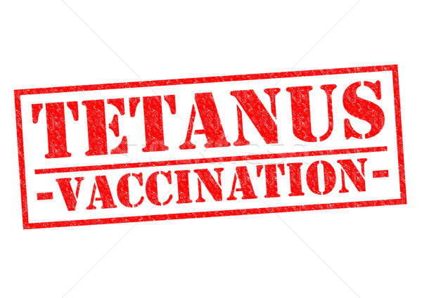 Vaccinare roşu alb bolnav pasă Imagine de stoc © chrisdorney