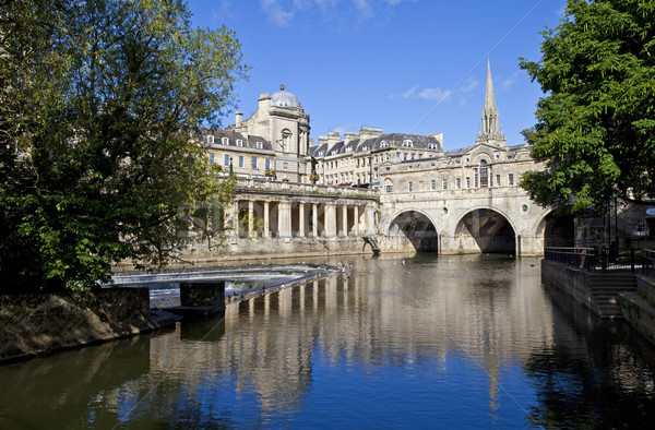 Pulteney Bridge and the River Avon Stock photo © chrisdorney