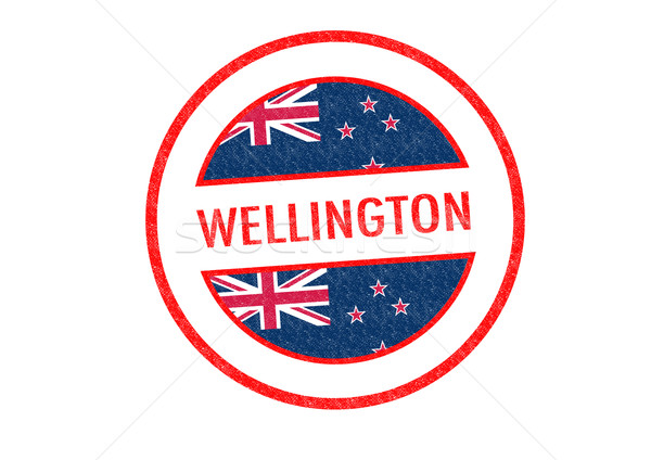 Wellington blanco vacaciones botón pasaporte Foto stock © chrisdorney