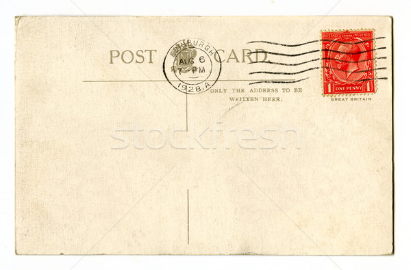 Vintage carte postale fond Voyage écrit lettre [[stock_photo]] © chrisdorney