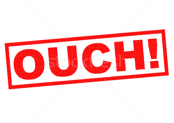 [[stock_photo]]: Ouch · rouge · blanche · médecine · aider
