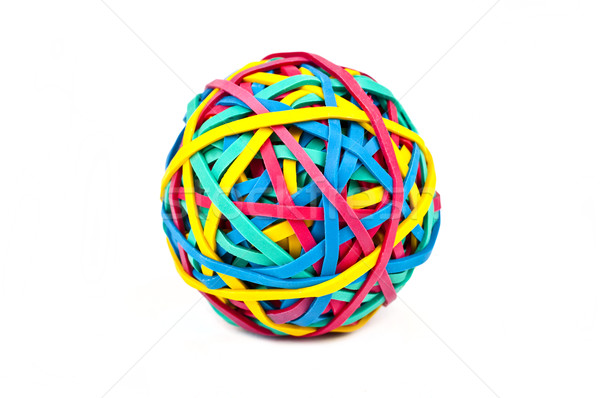 резиновые эластичный группы мяча вверх фон Сток-фото © chrisdorney