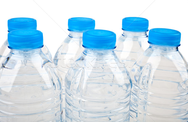 Woda butelkowana biały wody niebieski napojów pitnej Zdjęcia stock © chrisdorney
