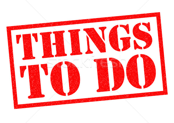 Stock photo: THINGS TO DO