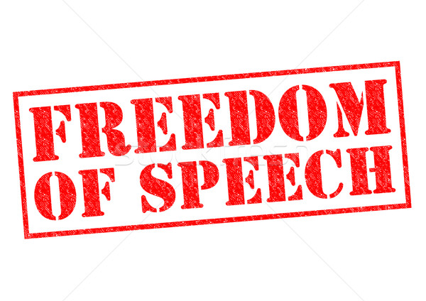 Stock photo: FREEDOM OF SPEECH