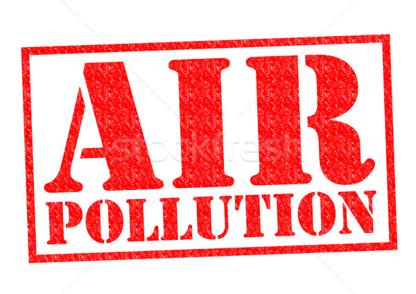 Lucht verontreiniging Rood witte kwaliteit Stockfoto © chrisdorney