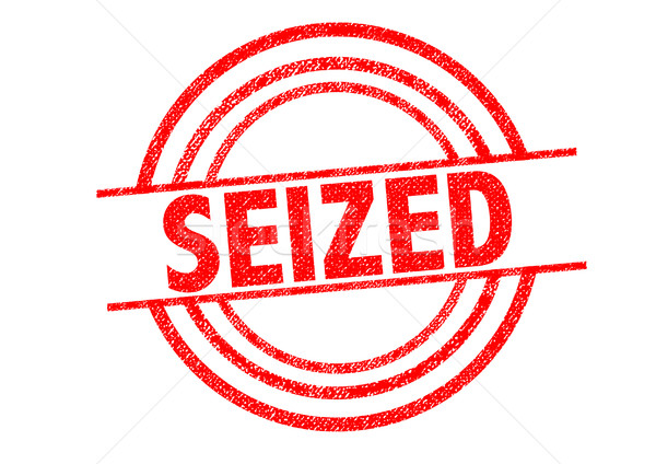 SEIZED Rubber Stamp Stock photo © chrisdorney