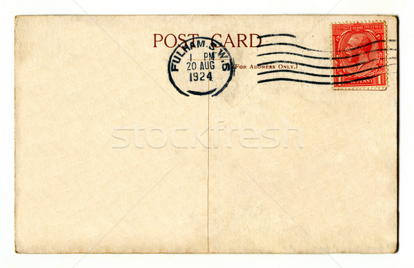 Foto stock: Vintage · cartão · postal · fundo · viajar · escrita · carta