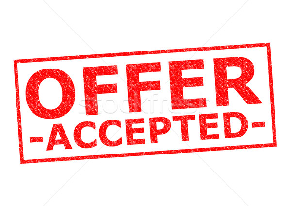 OFFER ACCEPTED Stock photo © chrisdorney