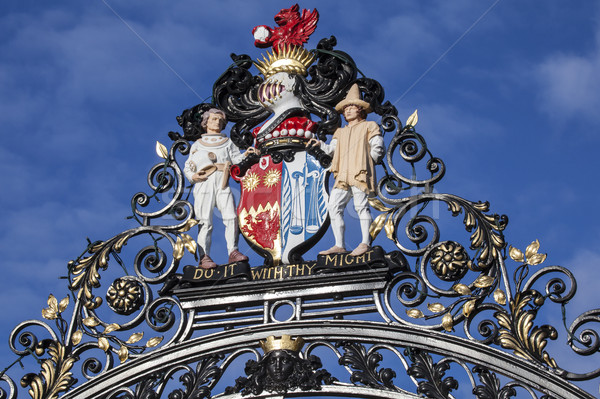 Colchester Castle Park Gates Stock photo © chrisdorney