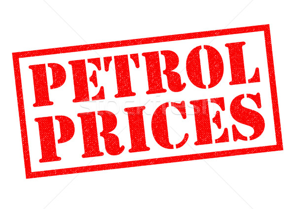 Benzin fiyatlar kırmızı beyaz araba Stok fotoğraf © chrisdorney