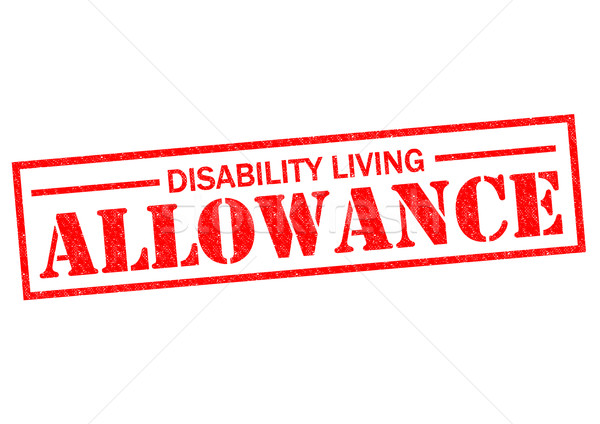 Behinderung leben Freibetrag rot weiß Stock foto © chrisdorney