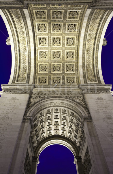 Триумфальная арка Париж великолепный свет войны каменные Сток-фото © chrisdorney