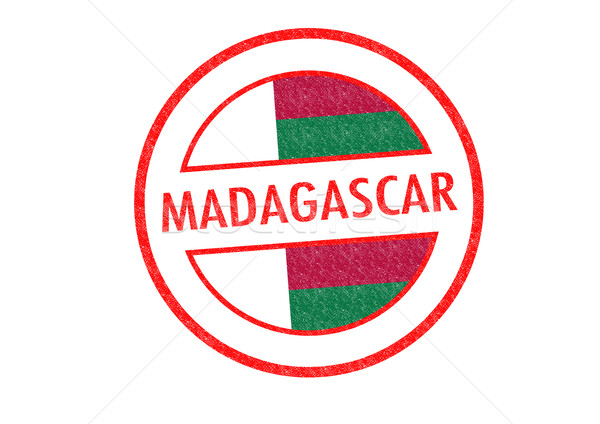 Madagascar witte vlag eiland vakantie Stockfoto © chrisdorney