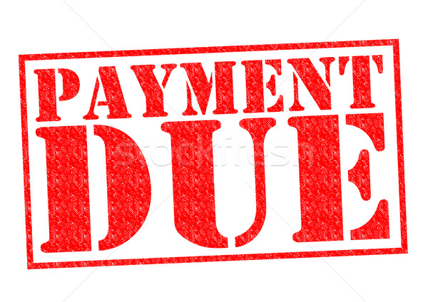 Stock photo: PAYMENT DUE