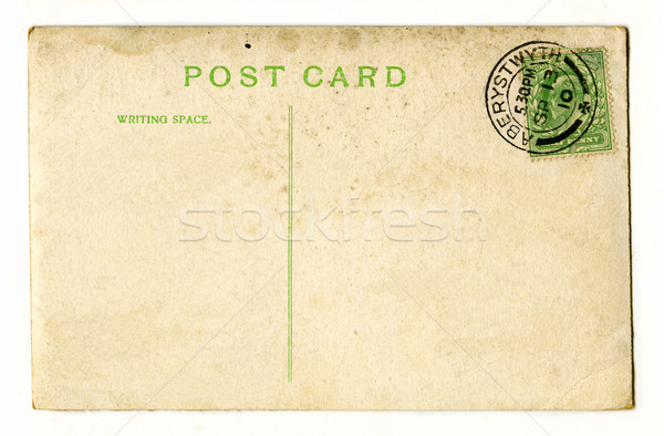 Vintage carte postale fond Voyage écrit lettre [[stock_photo]] © chrisdorney