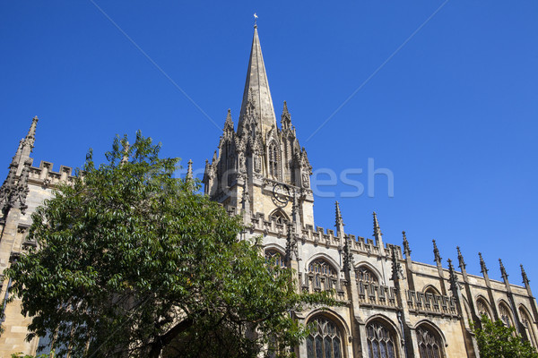 Uczelni kościoła dziewica oxford imponujący gothic Zdjęcia stock © chrisdorney