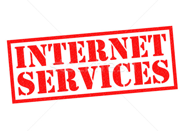 Internet servicios rojo blanco tecnología Foto stock © chrisdorney