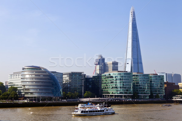 Stadt Halle Fluss Thames London Reise Stock foto © chrisdorney