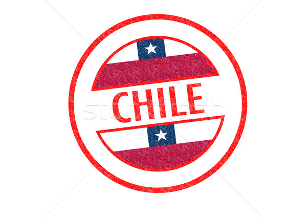 Chile blanco vacaciones botón pasaporte Foto stock © chrisdorney