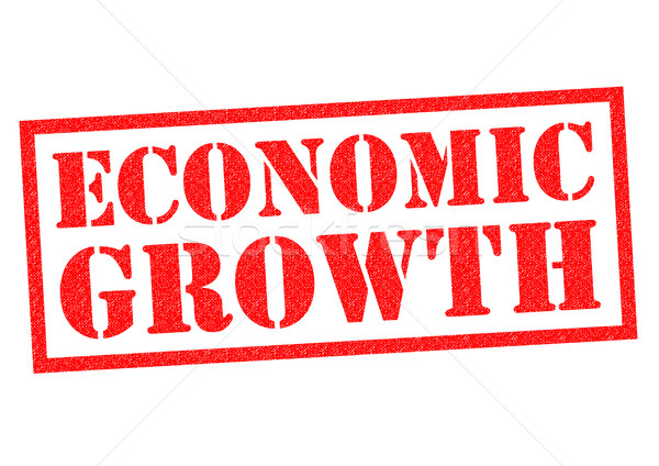 Wirtschaftlichen Wachstum rot weiß Geld Stock foto © chrisdorney